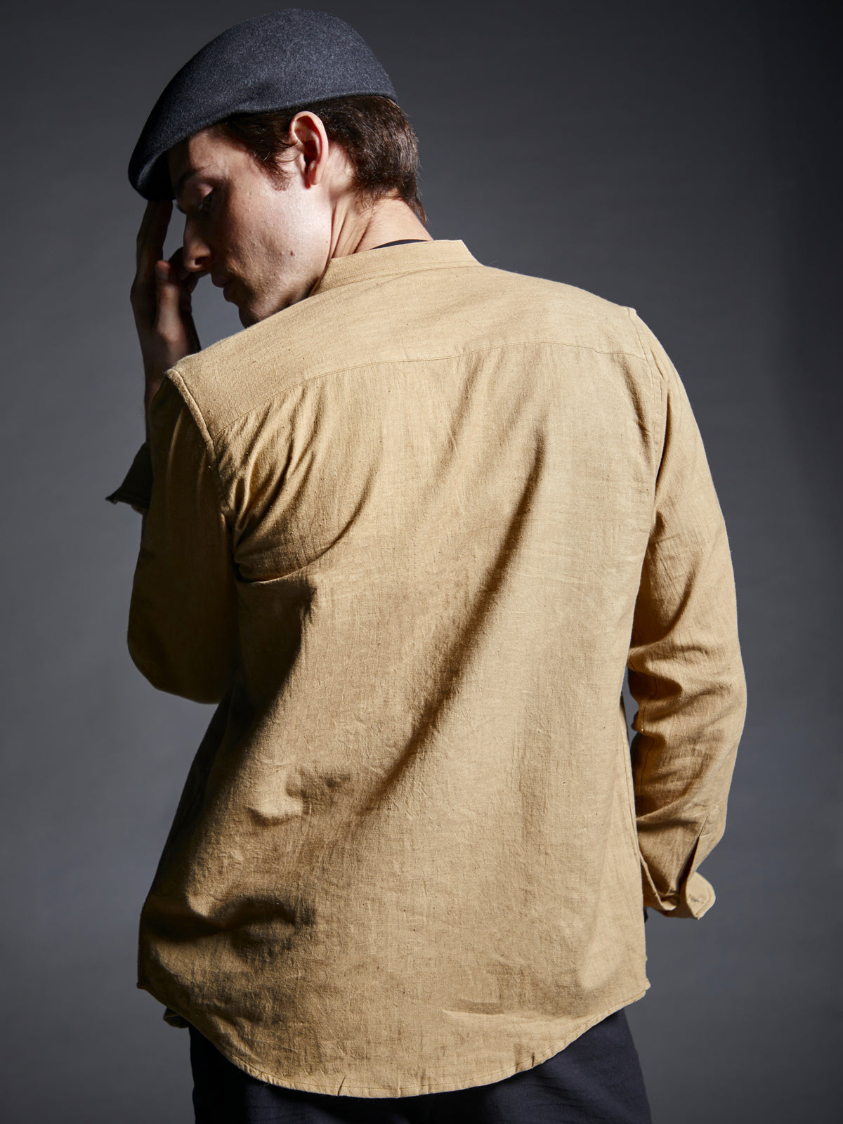 Scottish Brown- Kala Cotton Shirt
